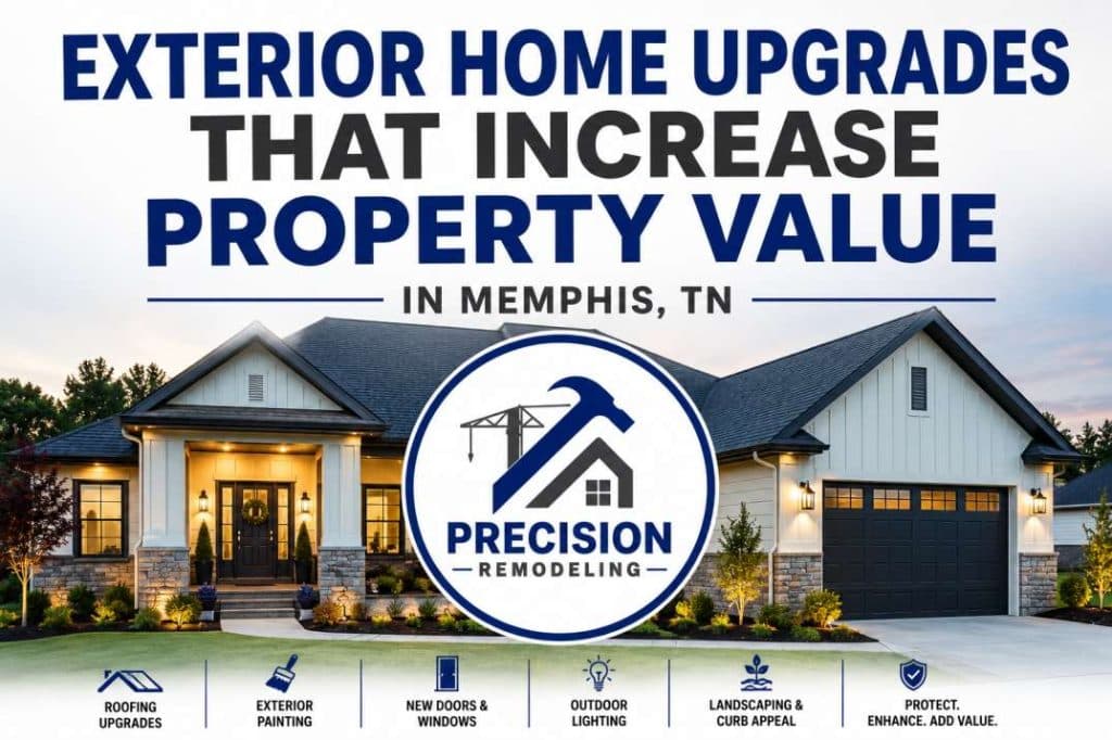 Exterior Home Upgrades That Increase Property Value in Memphis, TN (2026 Guide)