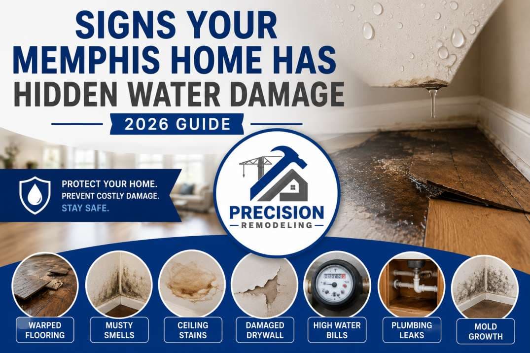Signs Your Memphis Home Has Hidden Water Damage (2026 Guide)