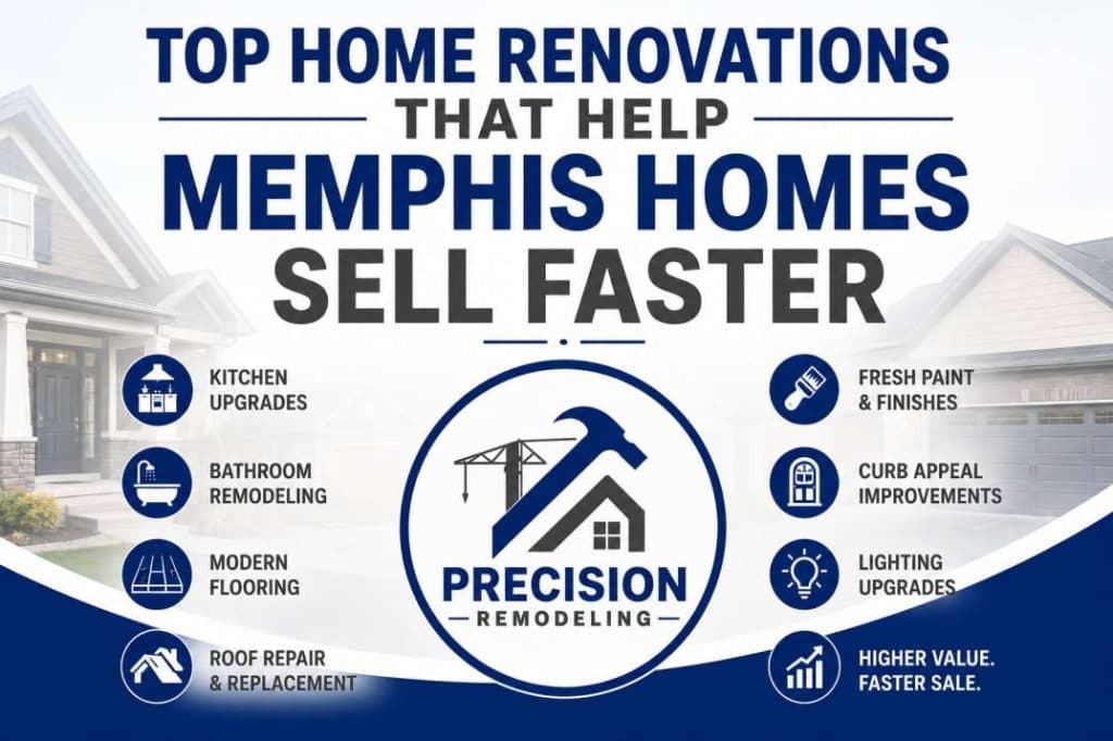Top Home Renovations That Help Memphis Homes Sell Faster (2026 Guide)