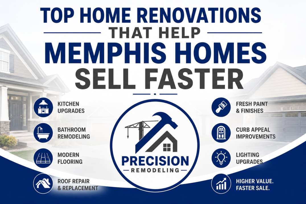 Top Home Renovations That Help Memphis Homes Sell Faster (2026 Guide)