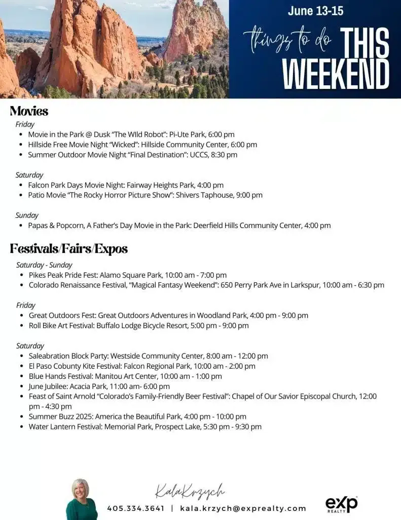 Colorado Springs Whats Going On 11 1 Colorado Springs Local Experts – Colorado Finest Agency