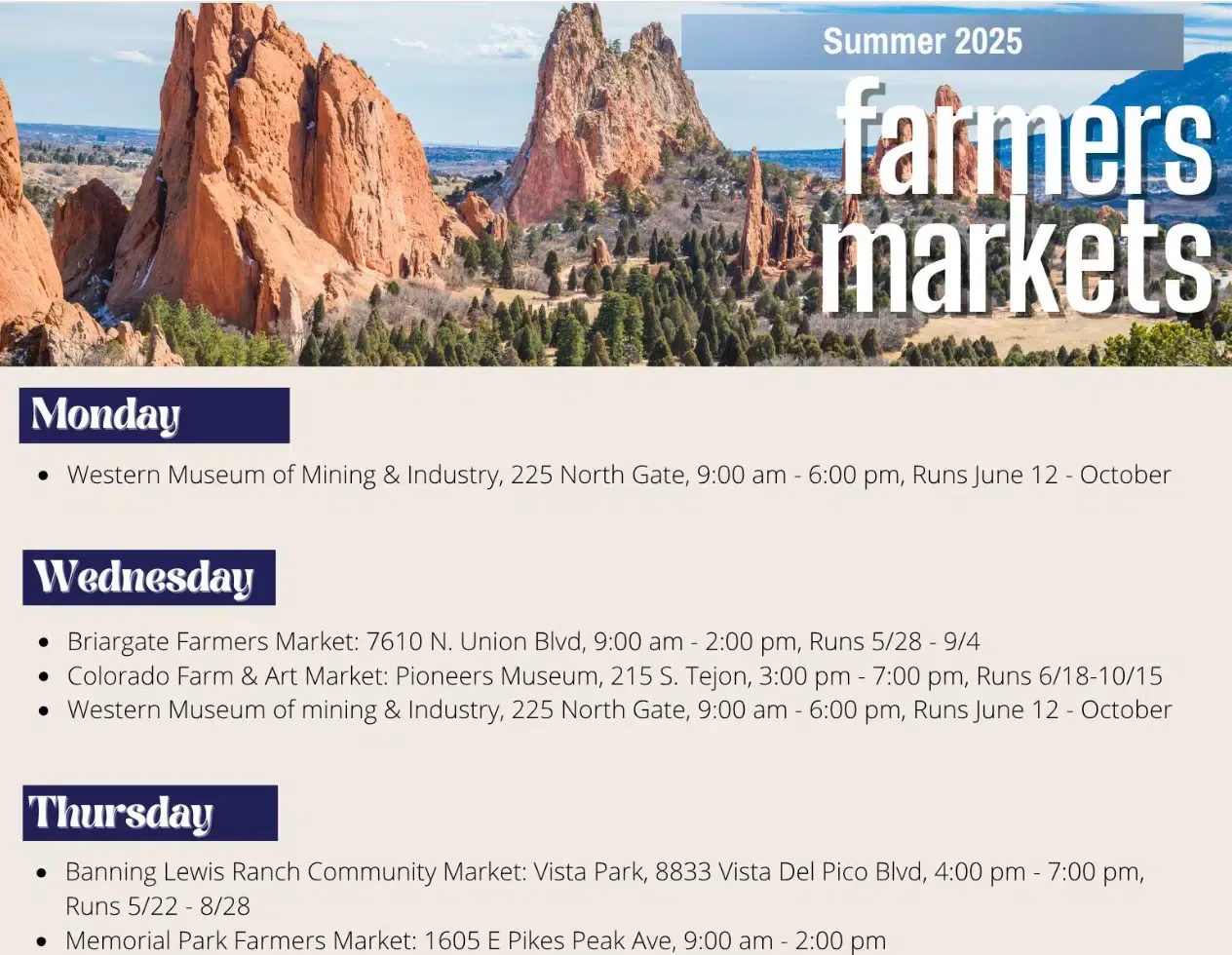 Savoring Summer: Exploring Colorado Springs Farmers Markets in 2025