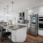Kitchen with window view