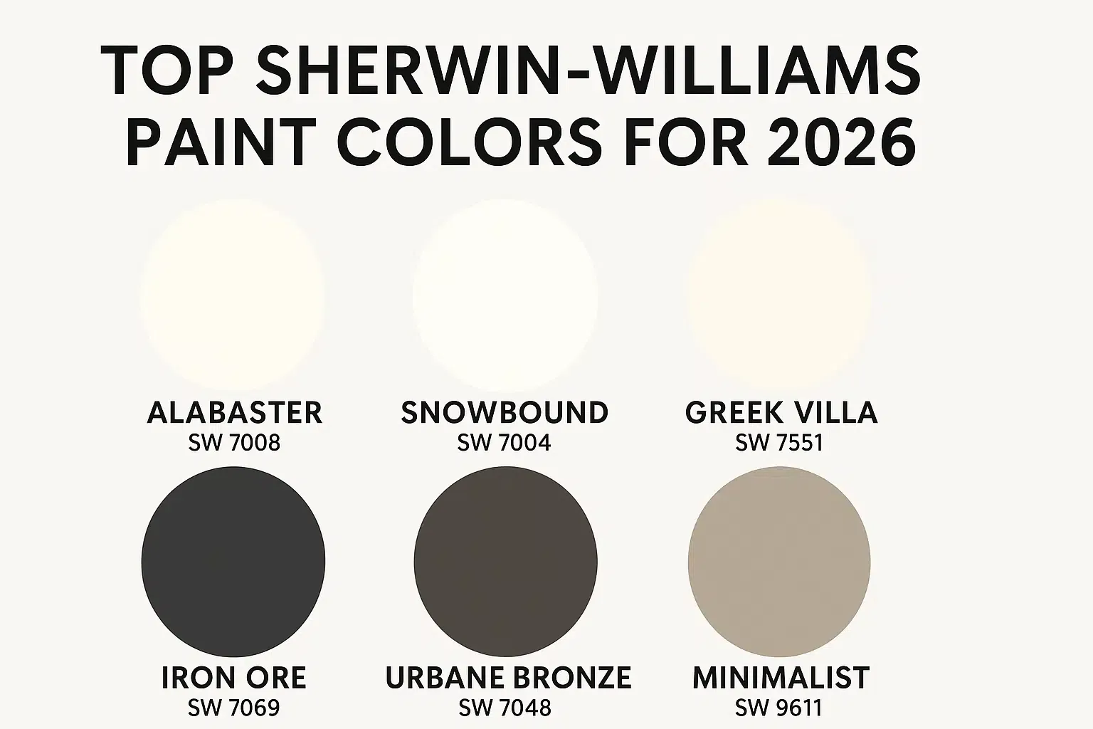 Blog 26 top Sherwin-Williams Paint Colors