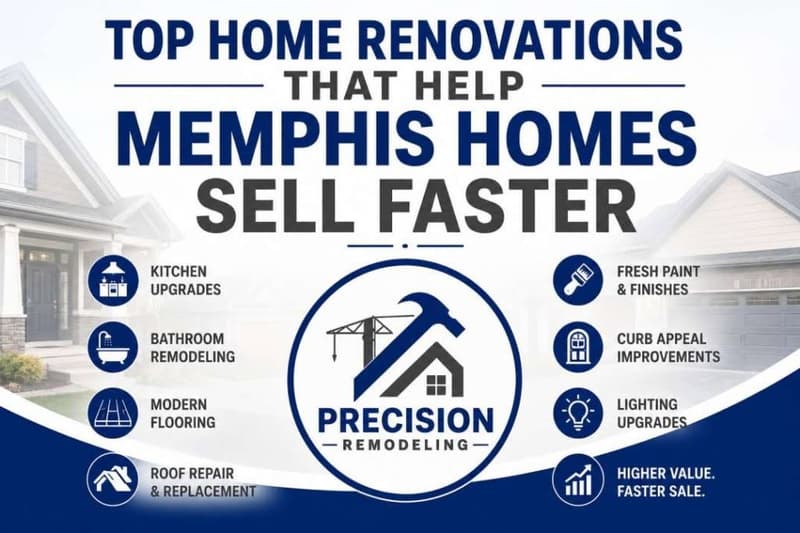 Top Home Renovations That Help Memphis Homes Sell Faster (2026 Guide)