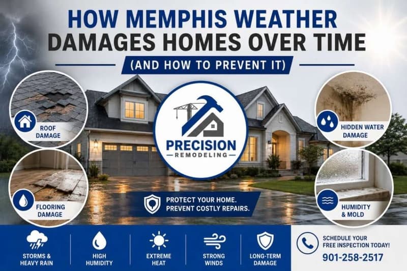 How Memphis Weather Damages Homes Over Time (And How to Prevent It)