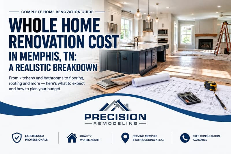 Whole Home Renovation Cost in Memphis, TN: A Realistic Breakdown